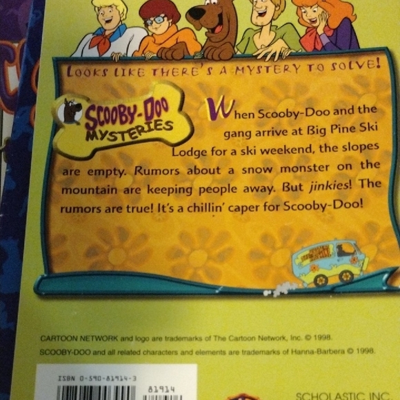 Scooby-Doo and the Snow Monster Ppbk Book by Scholastic - Picture 2 of 2